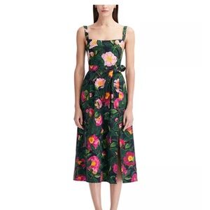 Oscar de la Renta Camellia Print Poplin Tank Dress - Summer in a dress!